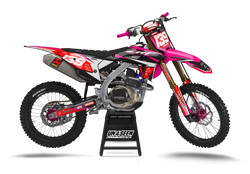 Honda Jagz Pink Graphic Kit - CRF CR XR Models | All Years