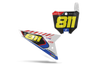 Honda Number Background Decals - Speedy