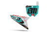Honda Number Background Decals - Speedy