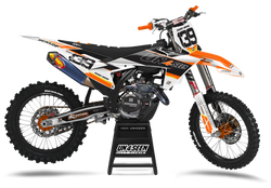 KTM React Orange Graphic Kit - SX SXF XC XCF EXC EXCF Models | All Years
