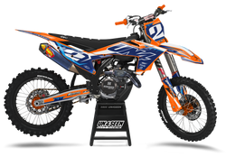 KTM Vanguards Orange Graphic Kit - SX SXF XC XCF EXC EXCF Models | All Years