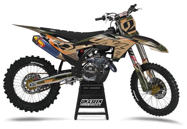 KTM Vanguards Tan Graphic Kit - SX SXF XC XCF EXC EXCF Models | All Years
