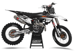 KTM Backspace White Graphic Kit - SX SXF XC XCF EXC EXCF Models | All Years