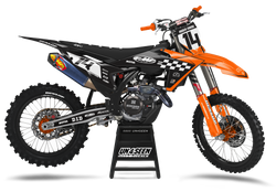 KTM Check Graphic Kit - SX SXF XC XCF EXC EXCF Models | All Years