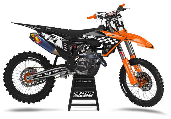 KTM Check Graphic Kit - SX SXF XC XCF EXC EXCF Models | All Years