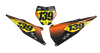 KTM Number Background Decals - Dream