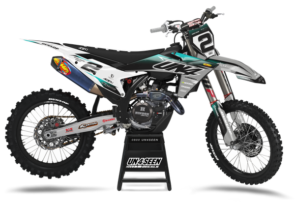 KTM Gassed Grey Graphic Kit - SX SXF XC XCF EXC EXCF Models | All Years