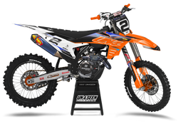 KTM Gassed Orange Graphic Kit - SX SXF XC XCF EXC EXCF Models | All Years