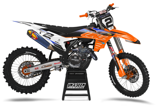 KTM Gassed Orange Graphic Kit - SX SXF XC XCF EXC EXCF Models | All Years