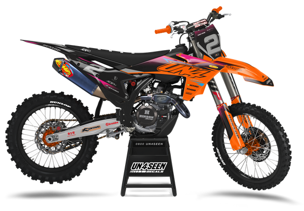 KTM Gassed Pink Graphic Kit - SX SXF XC XCF EXC EXCF Models | All Years
