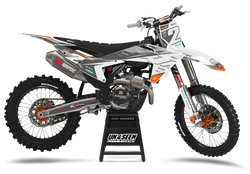 KTM Hero Grey Graphic Kit - SX SXF XC XCF EXC EXCF Models | All Years