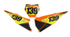 KTM Number Background Decals - Luck