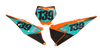 KTM Number Background Decals - Luck