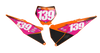 KTM Number Background Decals - Luck