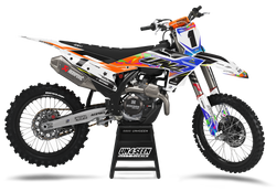 KTM Mayhem Orange Graphic Kit - SX SXF XC XCF EXC EXCF Models | All Years