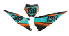 KTM Number Background Decals - Spec