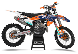 KTM Nuke Orange Graphic Kit - SX SXF XC XCF EXC EXCF Models | All Years