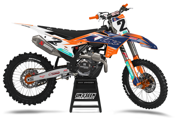 KTM Nuke Orange Graphic Kit - SX SXF XC XCF EXC EXCF Models | All Years