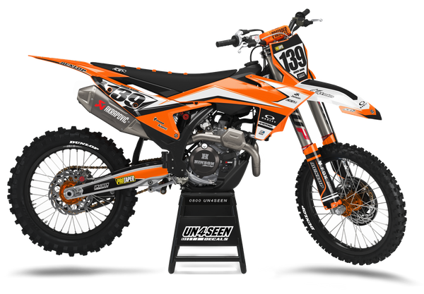 KTM Ride Orange Graphic Kit - SX SXF XC XCF EXC EXCF Models | All Years
