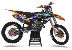 KTM Pulverize Blue Graphic Kit - SX SXF XC XCF EXC EXCF Models | All Years