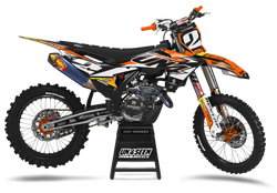 KTM Pulverize Orange Graphic Kit - SX SXF XC XCF EXC EXCF Models | All Years