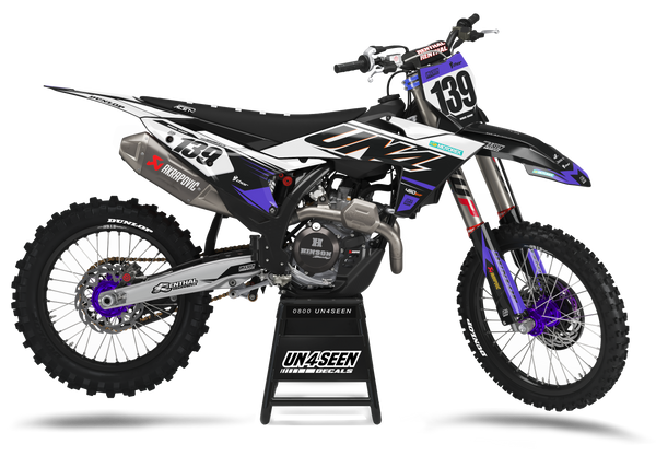 KTM Axe Purple Graphic Kit - SX SXF XC XCF EXC EXCF Models | All Years
