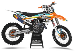 KTM Raze Aqua Graphic Kit - SX SXF XC XCF EXC EXCF Models | All Years