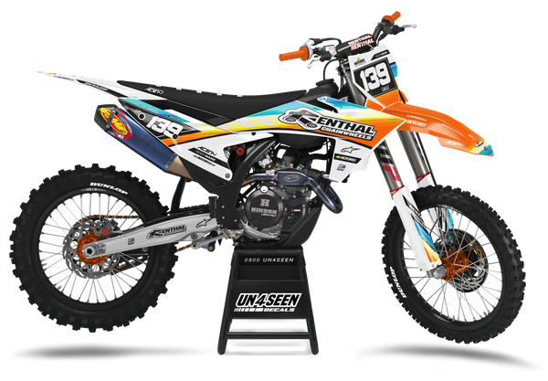 KTM Raze Aqua Graphic Kit - SX SXF XC XCF EXC EXCF Models | All Years