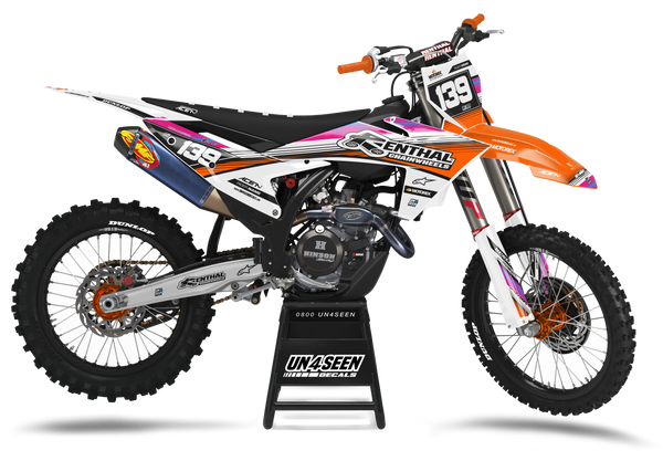 KTM Raze Pink Graphic Kit - SX SXF XC XCF EXC EXCF Models | All Years