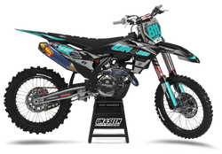 KTM Slammed Grey Graphic Kit - SX SXF XC XCF EXC EXCF Models | All Years
