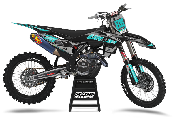 KTM Slammed Grey Graphic Kit - SX SXF XC XCF EXC EXCF Models | All Years