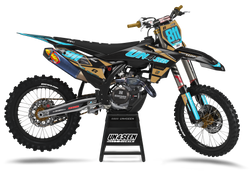 KTM Slammed Tan Graphic Kit - SX SXF XC XCF EXC EXCF Models | All Years