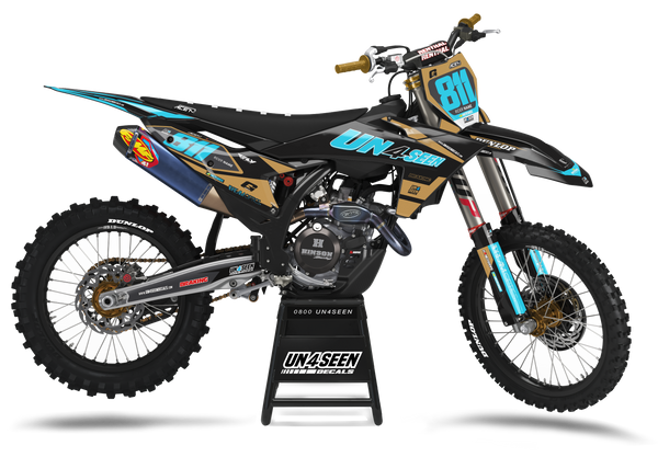 KTM Slammed Tan Graphic Kit - SX SXF XC XCF EXC EXCF Models | All Years