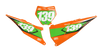 KTM Number Background Decals - Slight