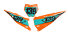 KTM Number Background Decals - Slight