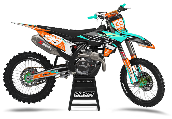 KTM Willim Aqua Graphic Kit - SX SXF XC XCF EXC EXCF Models | All Years