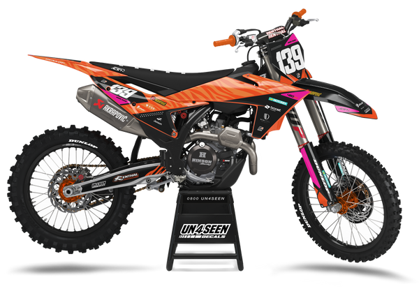 KTM Zebz Pink Graphic Kit - SX SXF XC XCF EXC EXCF Models | All Years