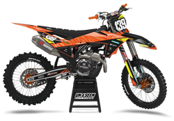 KTM Zebz Yellow Graphic Kit - SX SXF XC XCF EXC EXCF Models | All Years
