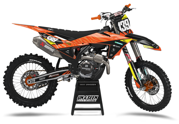 KTM Zebz Yellow Graphic Kit - SX SXF XC XCF EXC EXCF Models | All Years