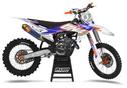 KTM Zippy Blue Graphic Kit - SX SXF XC XCF EXC EXCF Models | All Years
