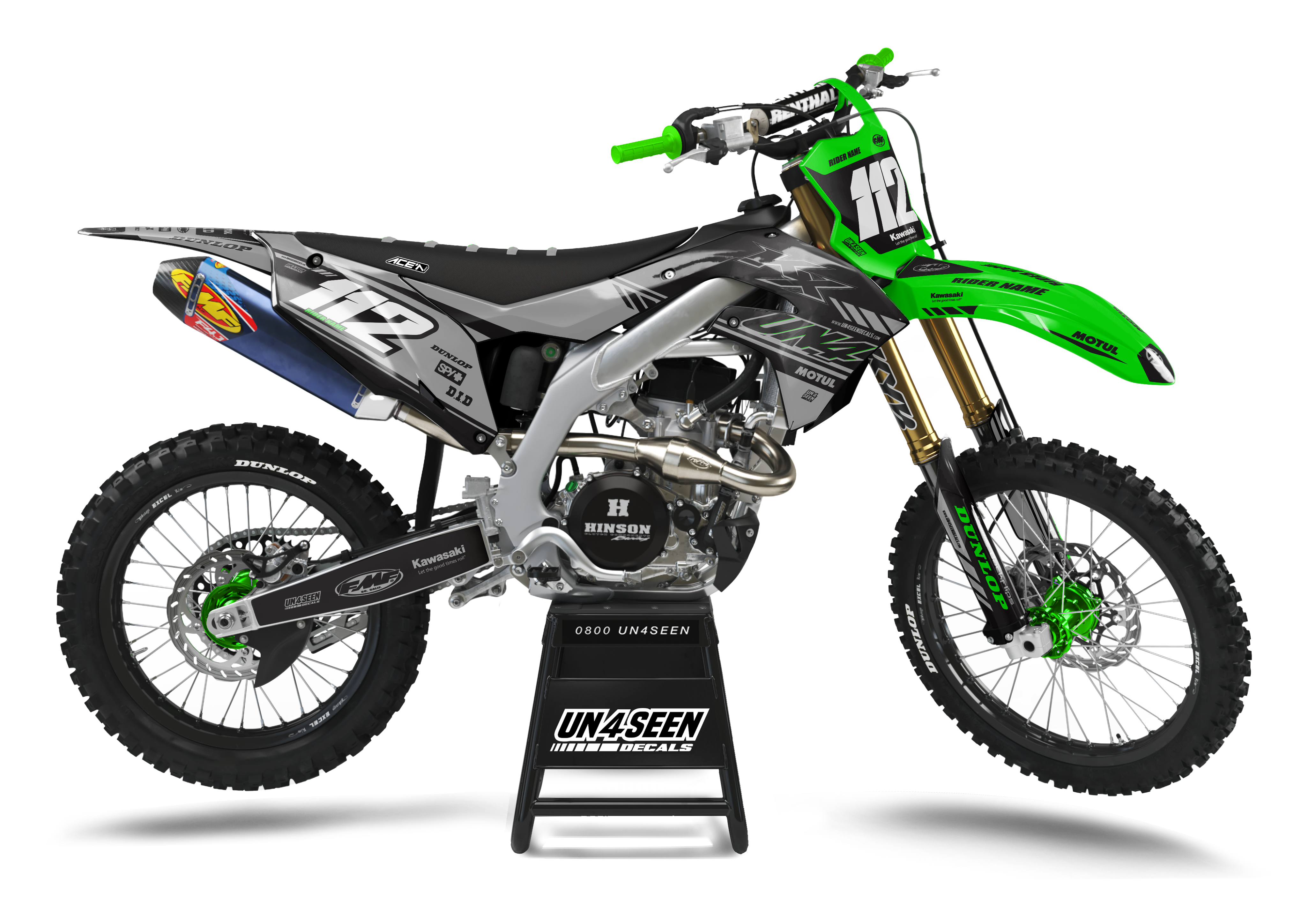 Blaster Graphics Kit Kawasaki Blaster Graphic Kit - KK KXF KDX KLX Models | All Years New ...