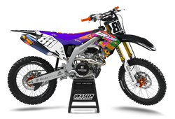 Kawasaki Pineapples & Donuts Graphic Kit - KK KXF KDX KLX Models | All Years