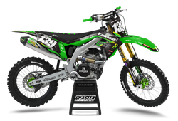 Kawasaki Zec Graphic Kit - KK KXF KDX KLX Models | All Years
