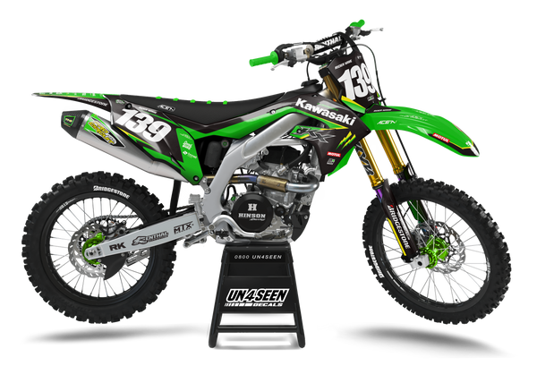 Kawasaki Zec Graphic Kit - KK KXF KDX KLX Models | All Years