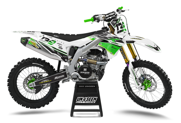 Kawasaki Axe Graphic Kit - KK KXF KDX KLX Models | All Years