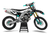Kawasaki Graphics Kit - Axe Aqua