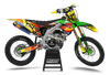 Kawasaki Zombie Graphics Kit - Raging Bull