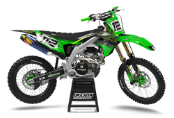Kawasaki Clem Flo Graphic Kit - KK KXF KDX KLX Models | All Years