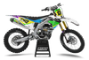 Kawasaki Graphics Kit - Dolan White