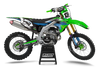 Kawasaki Graphics Kit - Fork Blue